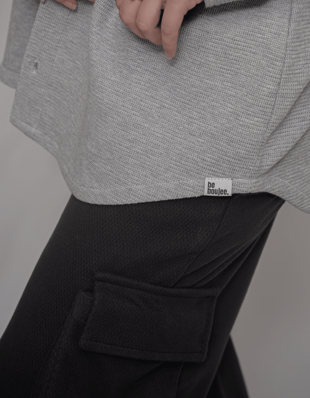 Black Cargo Trousers - Boujee