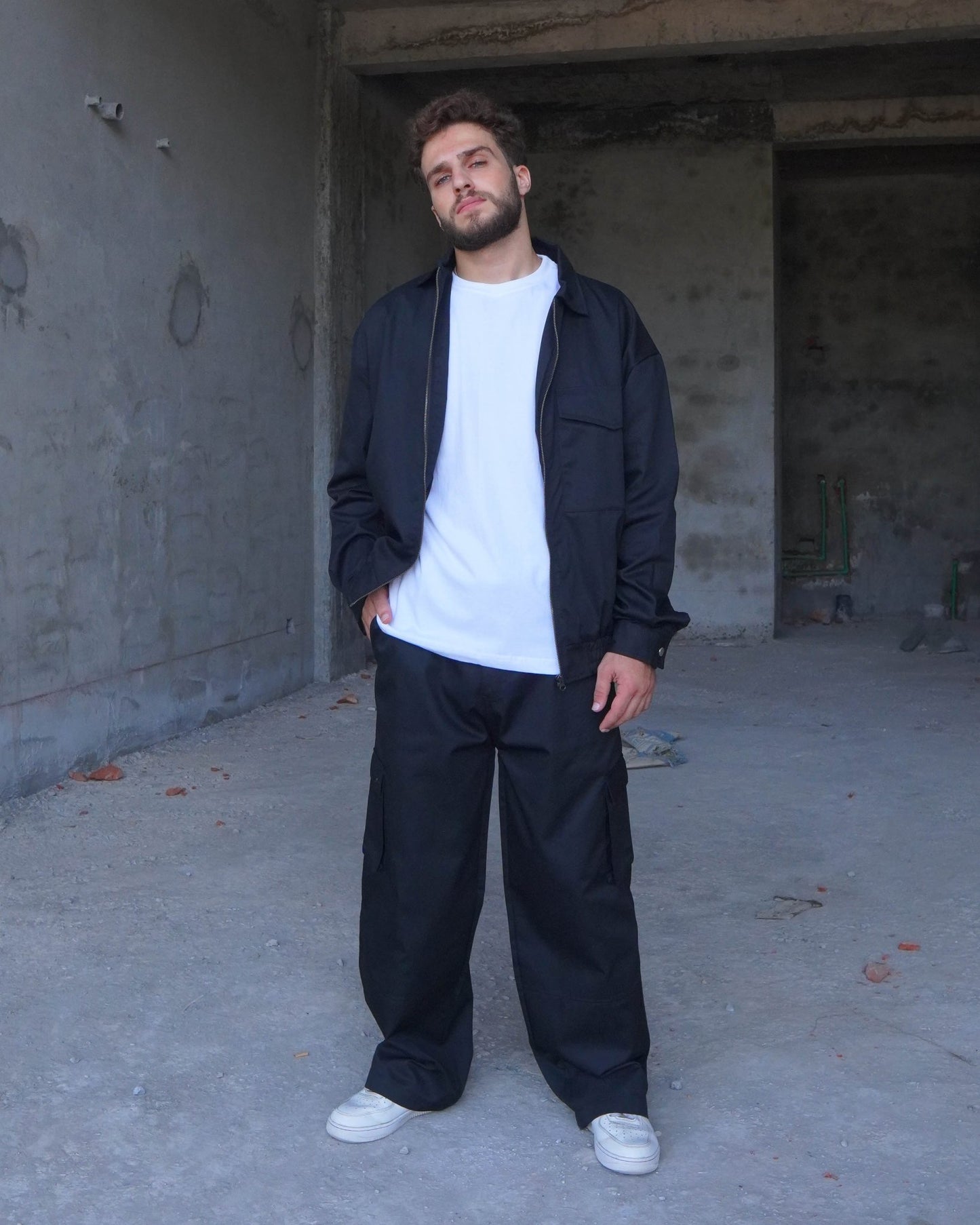 Black Twill Trouser - Boujee