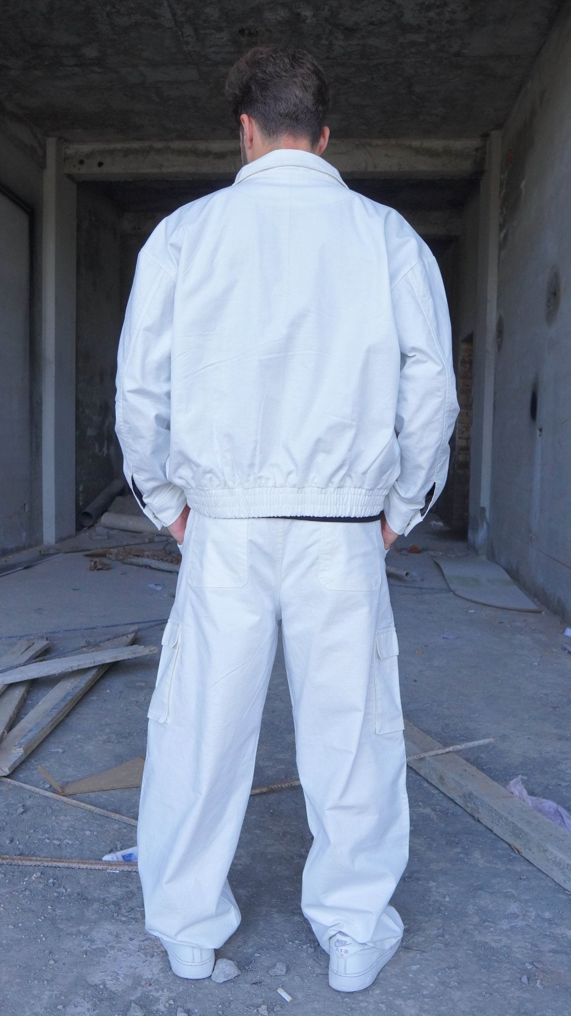 White Twill Trouser - Boujee