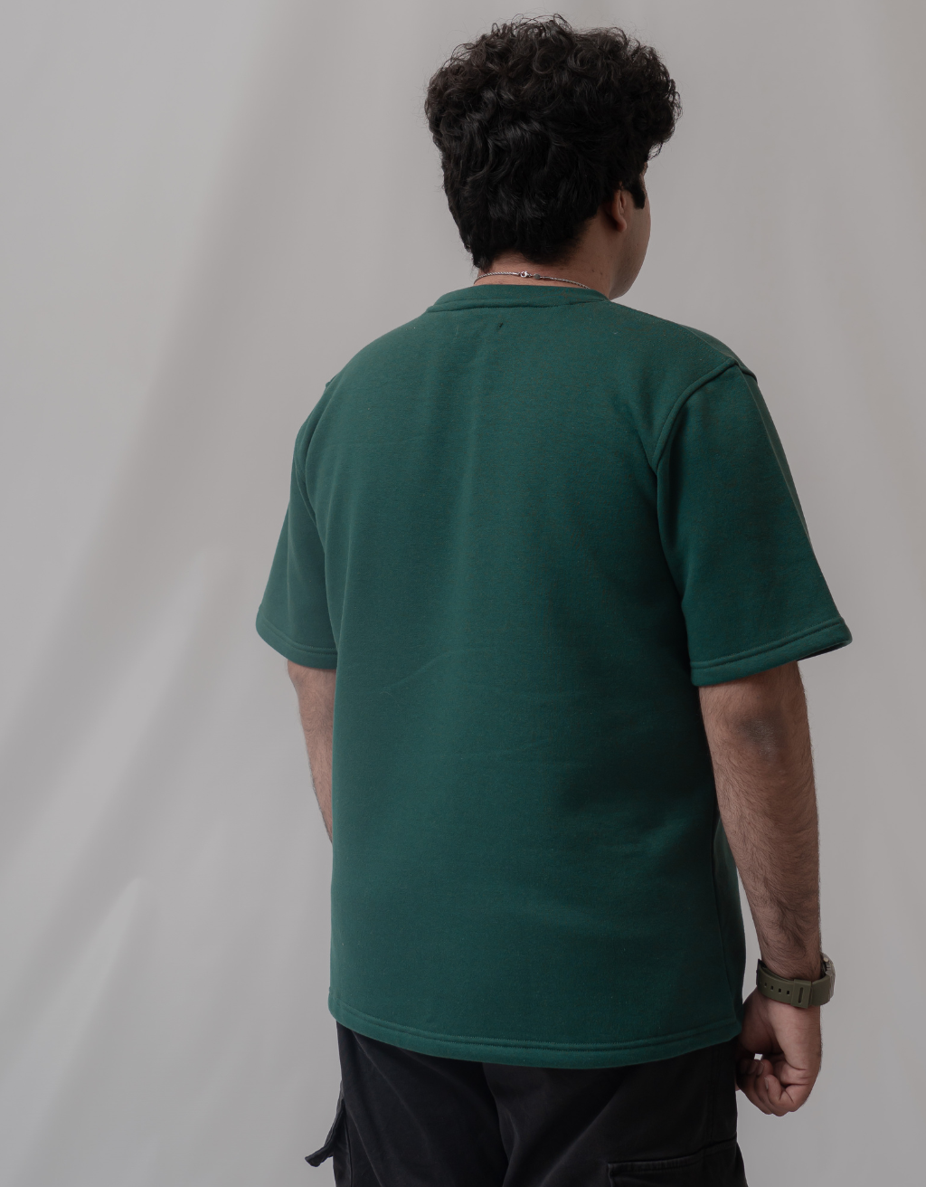 Fleece Round-Neck T-shirt