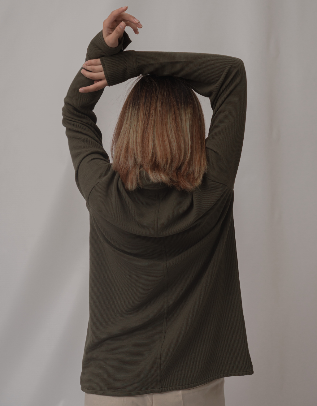 Olive Green Button-Down Shirt