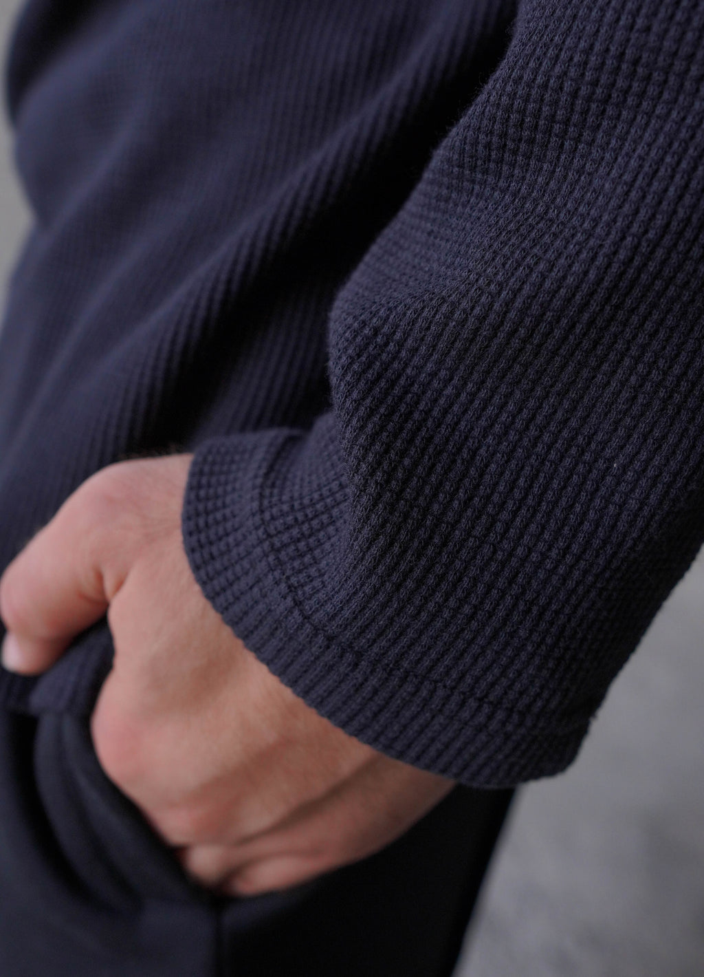 Midnight Black Thermal Shirt