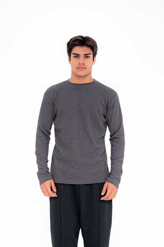 Dark Grey Thermal Shirt