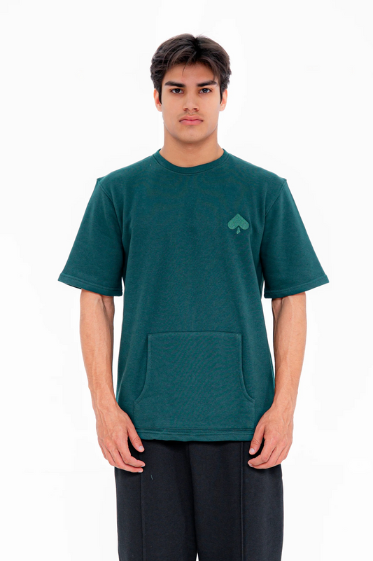 Fleece Round-Neck T-shirt