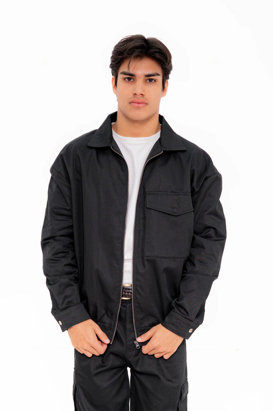 Black Twill Jacket