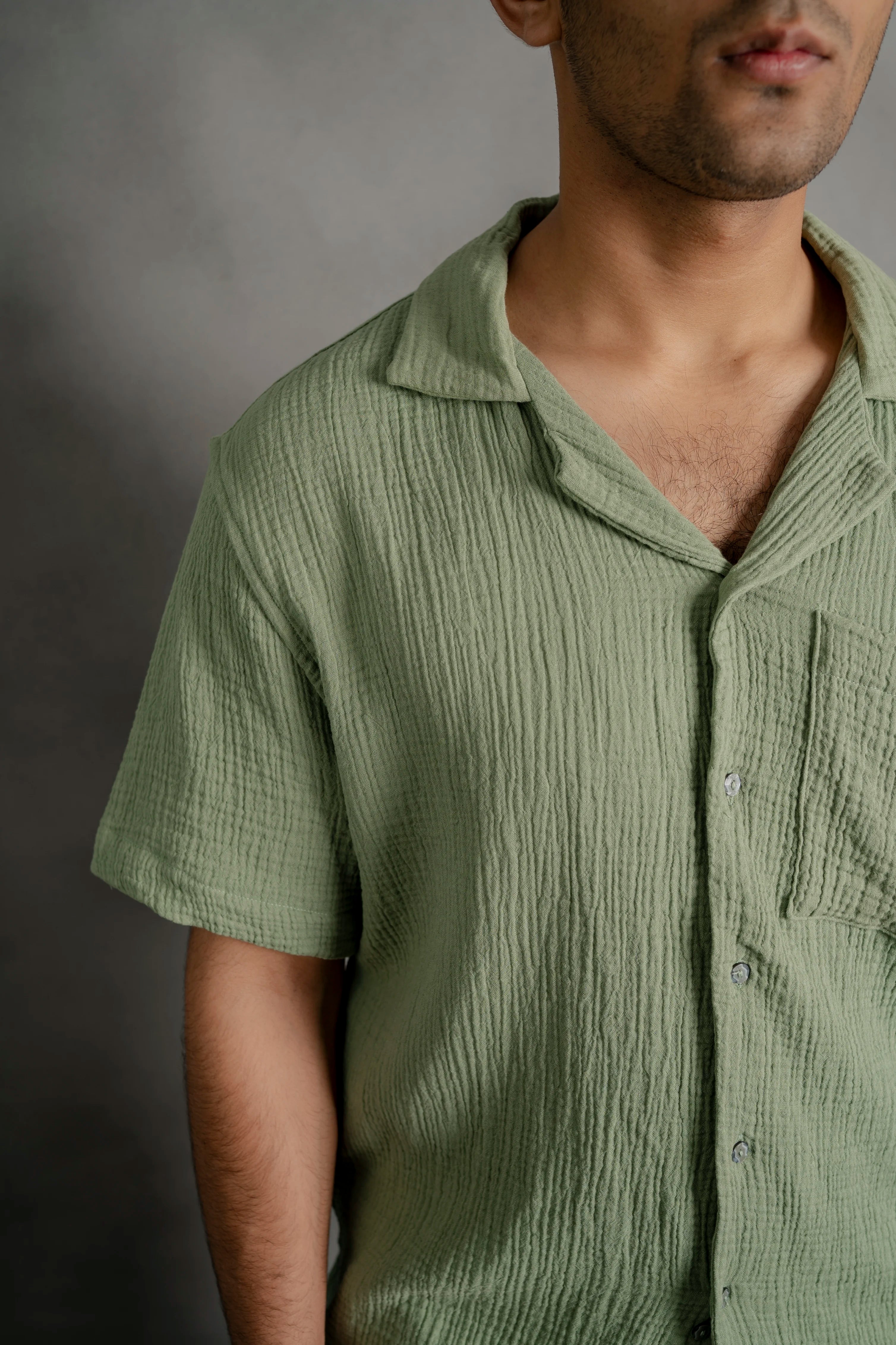Matcha Cuban Shirt