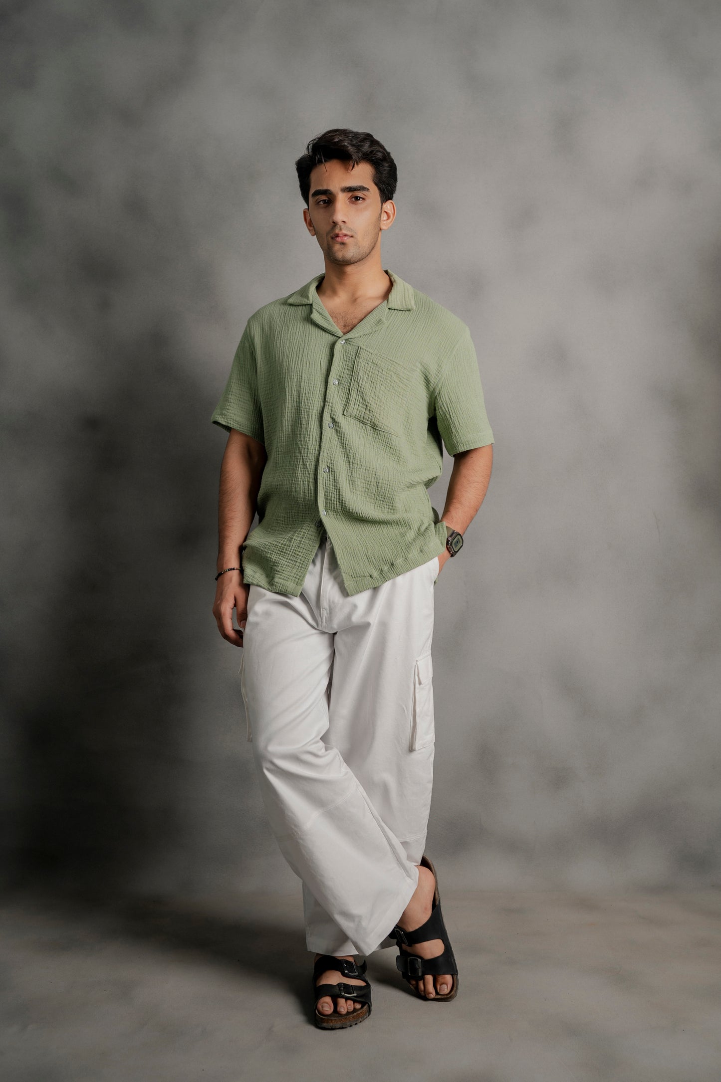 Matcha Cuban Shirt