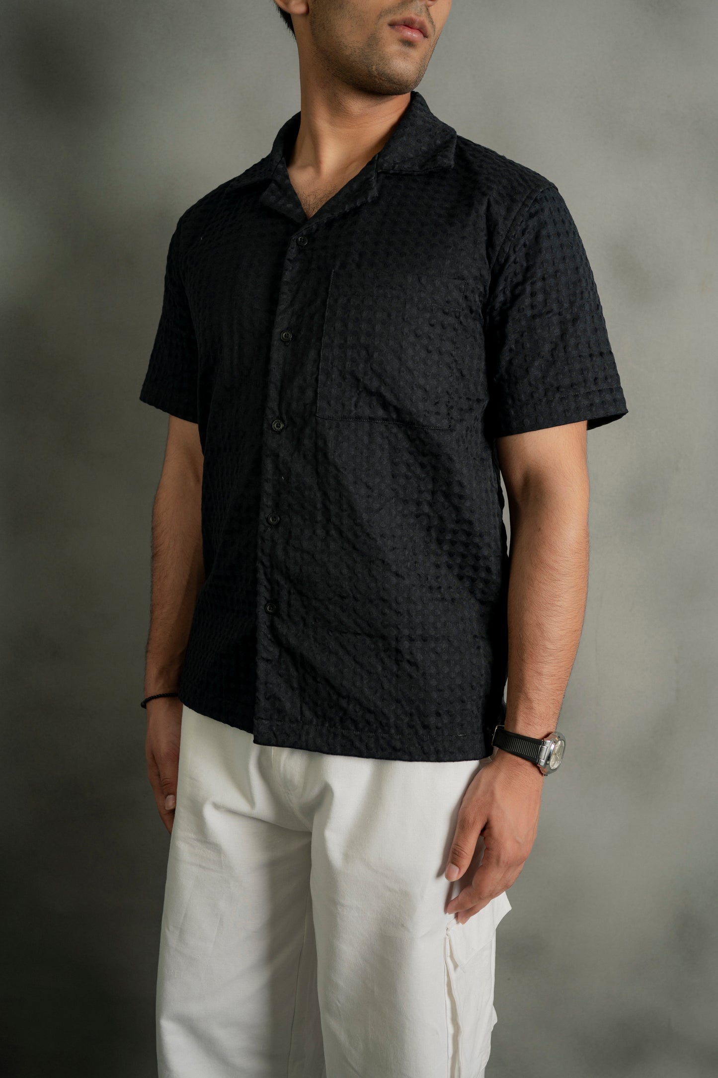 Black Cuban Shirt