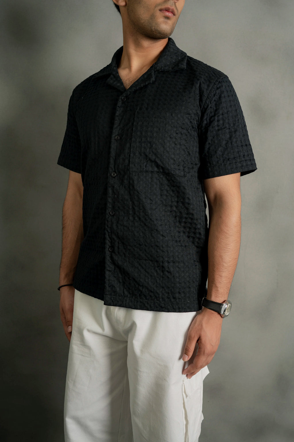 Black Cuban Shirt