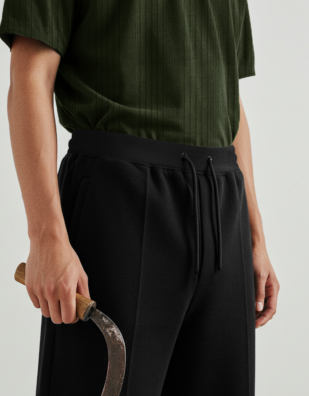 Textured Olive Polo
