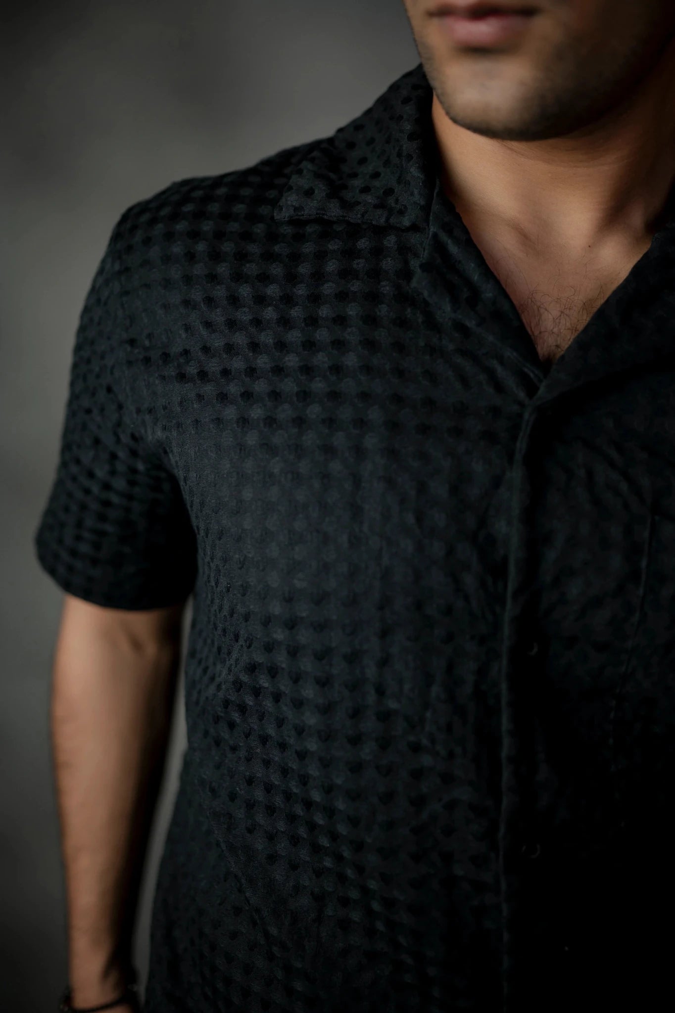 Black Cuban Shirt - Boujee