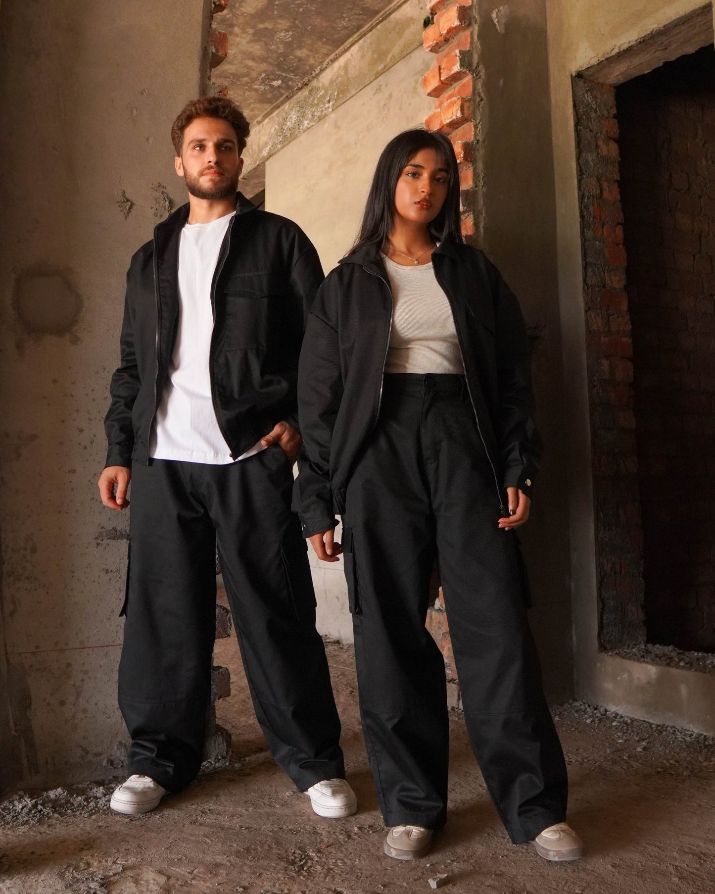 Black Twill Cord-Set - Boujee