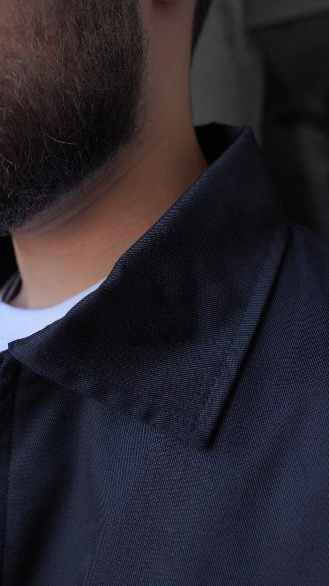Black Twill Jacket - Boujee