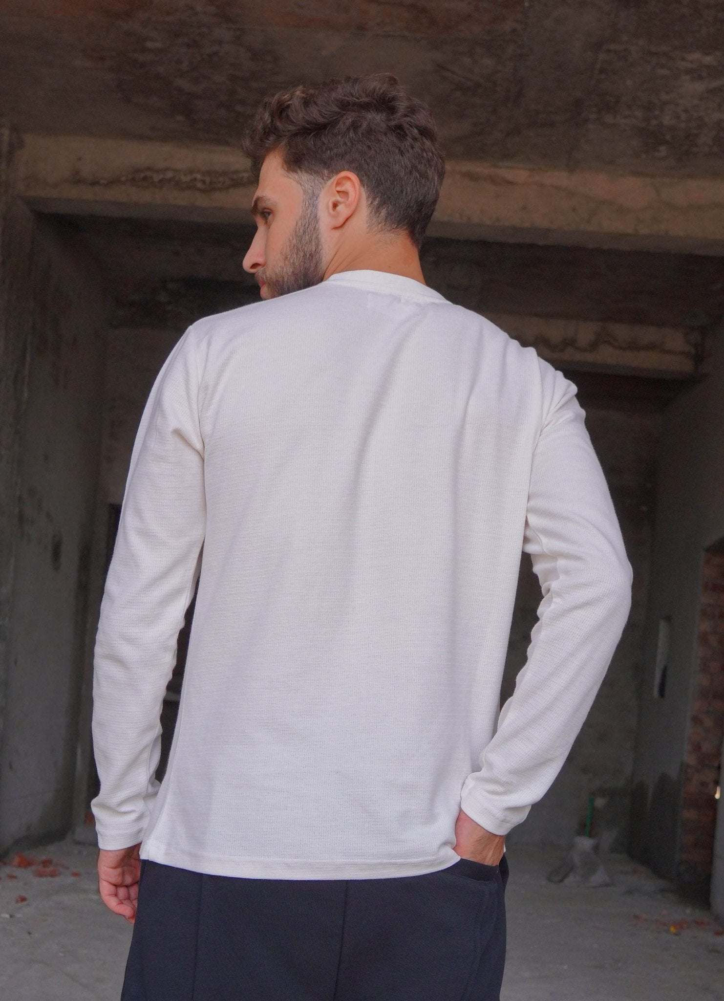 Ivory Thermal Shirt - Boujee