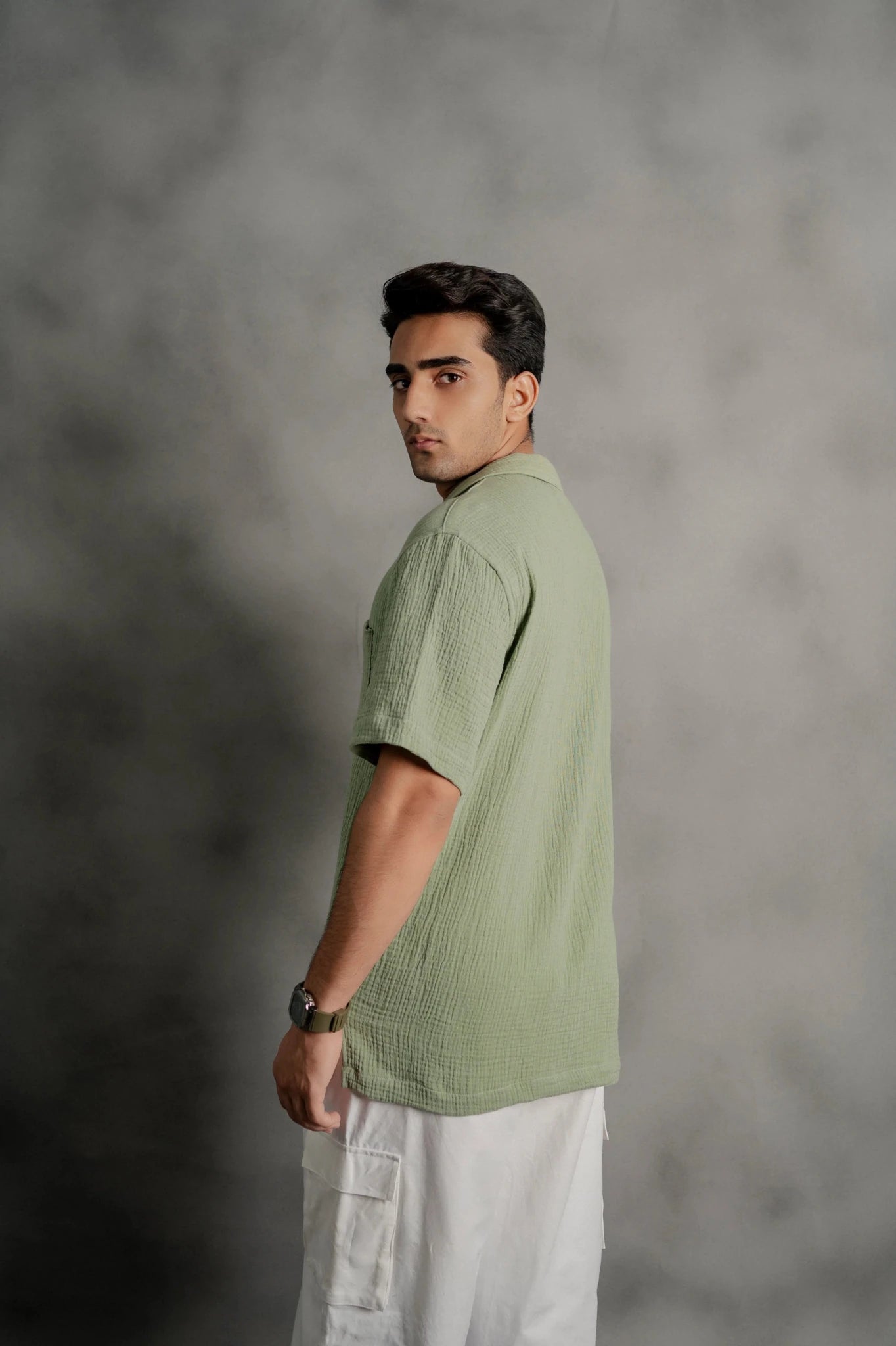 Matcha Cuban Shirt - Boujee