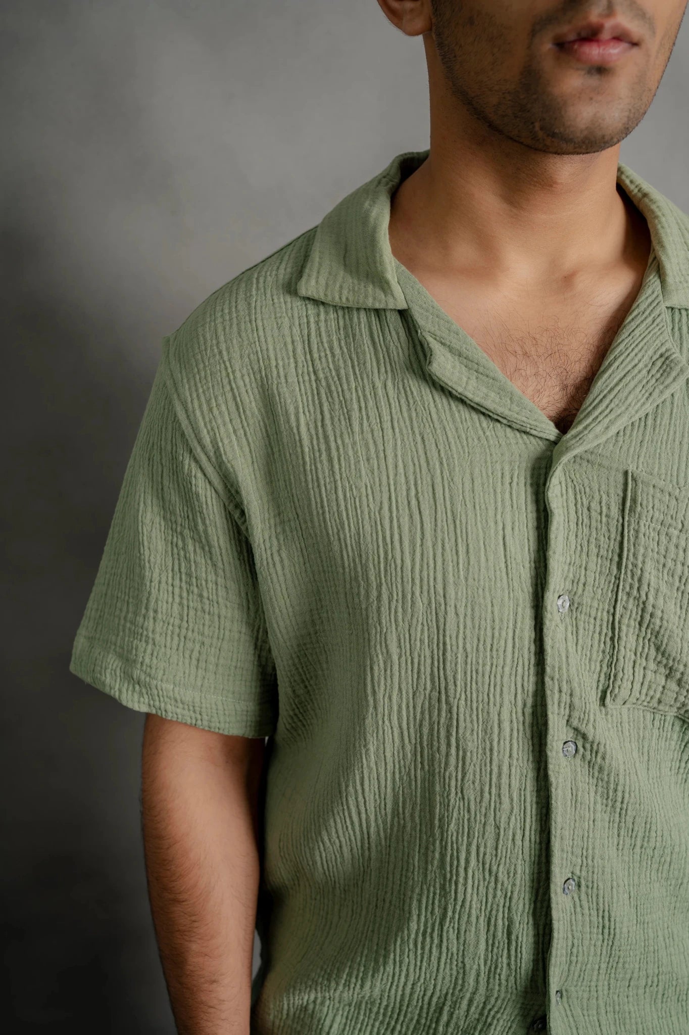 Matcha Cuban Shirt - Boujee