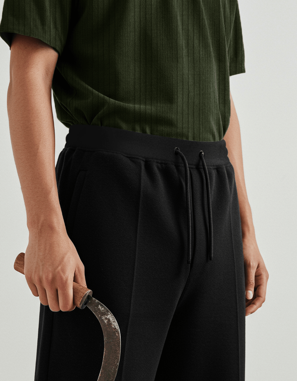 Textured Olive Polo - Boujee