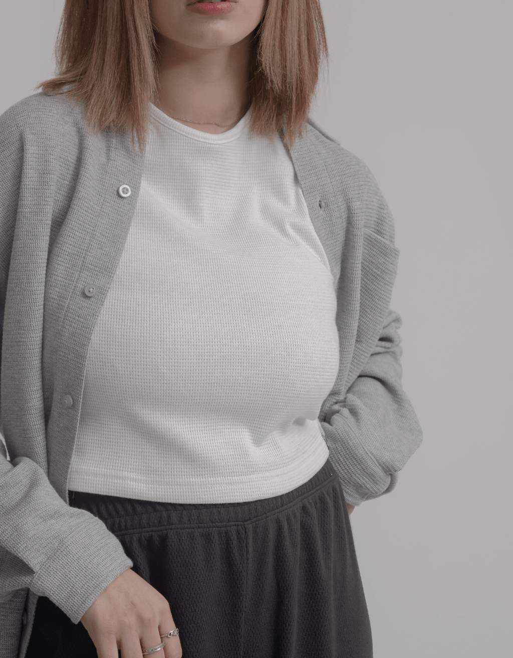 Waffle Warm Camisole - Boujee