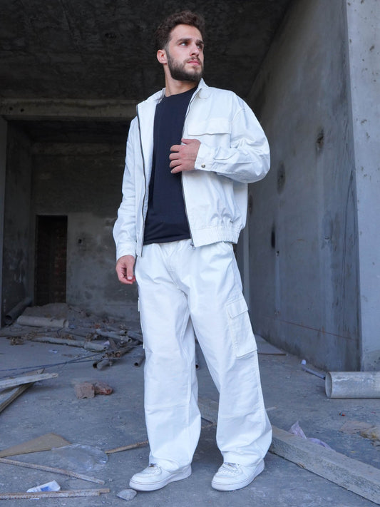 White Twill Trouser - Boujee